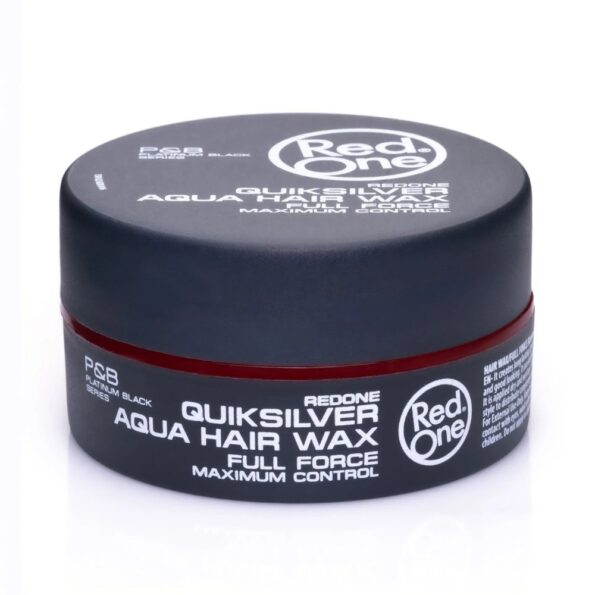 Red One Hair Styling Aqua Hair Gel Wax Quicksilver 150ml